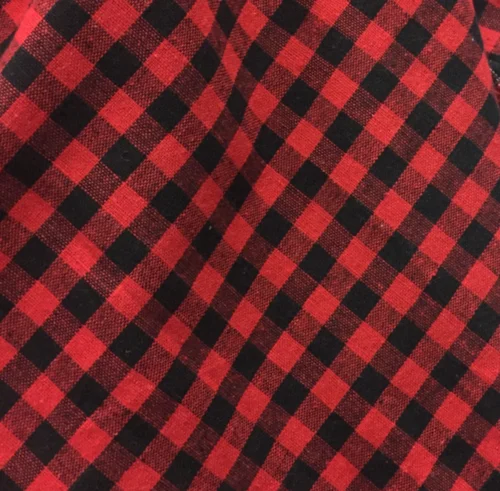6mm plaid black Классическая клетчатая хлопковая ткань для платья рубашка Косплей DIY швейная крышка стола Подушка Текстиль для дома - Цвет: 6mm plaid black