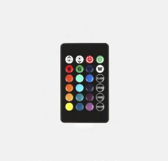 Remote controlled 24keys USB Rechargeable RGBW Light base LED module Hanging Furniture mood UnderTable Bar Decor Dia.102mm | Лампы и