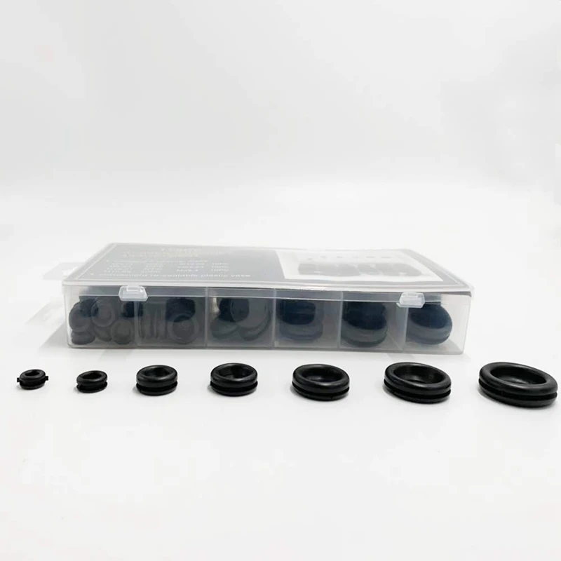 

170Pcs Rubber Grommet Firewall Hole Plug Set Electrical Wire Gasket Rubber Grommet Kit for Cylinder, Valve