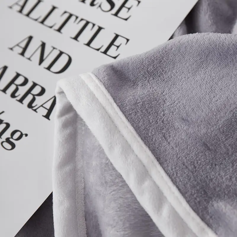 

High Quality Coral Fleece soft sofa blanket Single/Queen/King Flannel Bedspreads Soft Warm Blankets for Bed