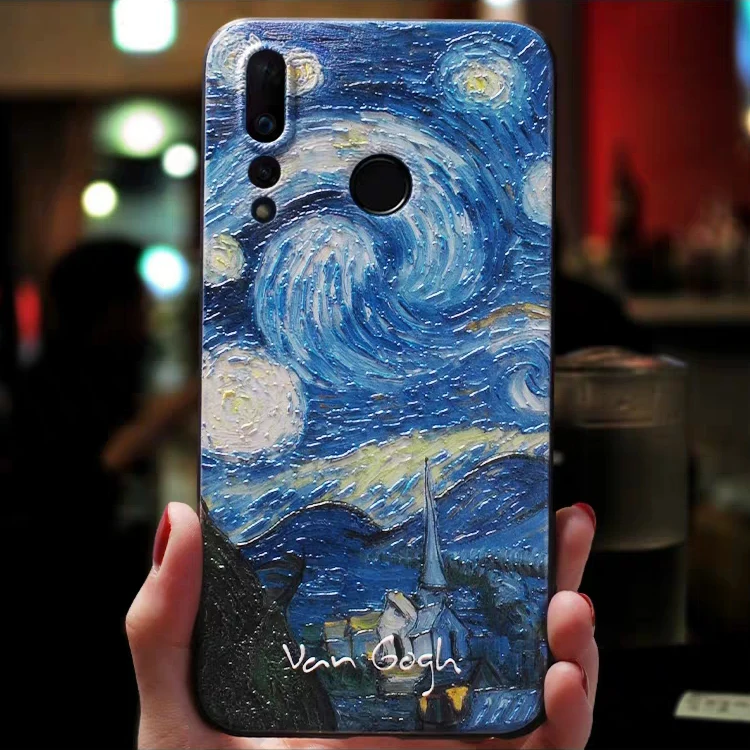 Soft Back Cover For Huawei Mate 10 20 Lite Pro Case Fundas mate 10lite 20lite 20pro Retro Oil Painting Silicone Phone Coque | Мобильные