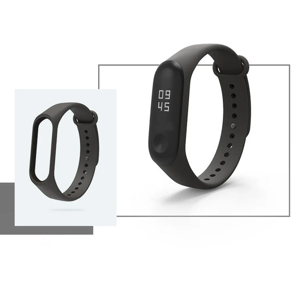 Gosear 12 шт браслет TPE для Xiaomi Mi Band 3 сменный спортивный ремешок наручных часов Miband Mi3