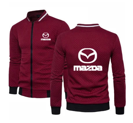 

2021 Fashion High Quality Jacket Men Mazda Car Logo Print Casual Mens Jacket Cotton Men's baseball jacket Sweatshirts hf6