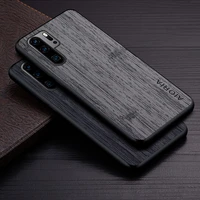 Case for Huawei P30 Pro Lite funda bamboo wood pattern Leather phone cover Luxury coque for huawei p30 pro case capa