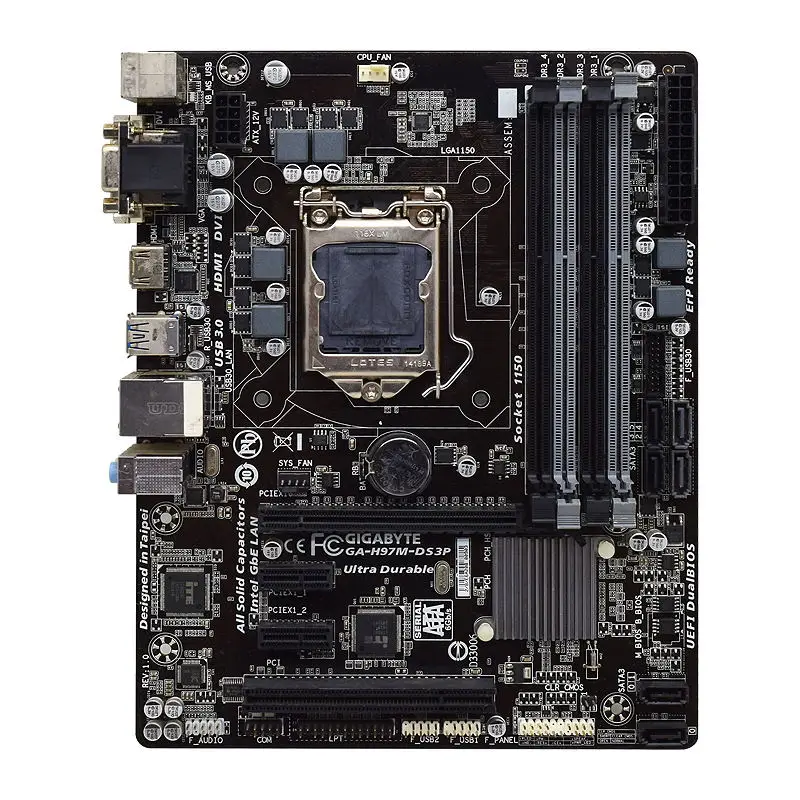 ga h97m ds3p for gigabyt lga 1150 intel h97 desktop pc motherboard ddr3 usb3 0 pci e x16 atx core i7i5i3pentiumceleron cpus free global shipping