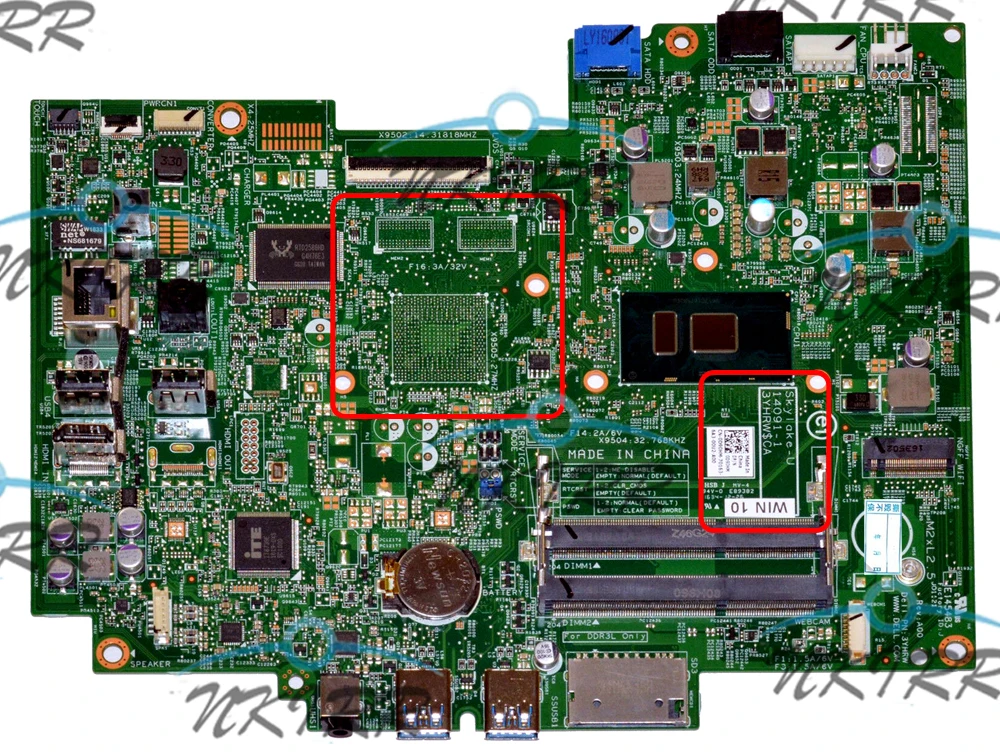 Skylake-U 14091-1 3yhrw CG9KM 0CG9KM 4405U DDR3    Dell Inspiron 20 3059 22 3263 24 3459 3455