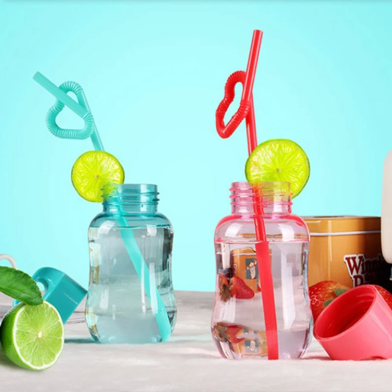 Детская Спортивная мини-бутылка для воды на открытом воздухе милая пластиковая