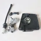 Комплект масляного приводного насоса для китайской бензопилы 4500 5800 45CC 52CC 58CC крышка насоса Червячная Шестерня Масляного Насоса Крышка масляного фильтра масляная труба