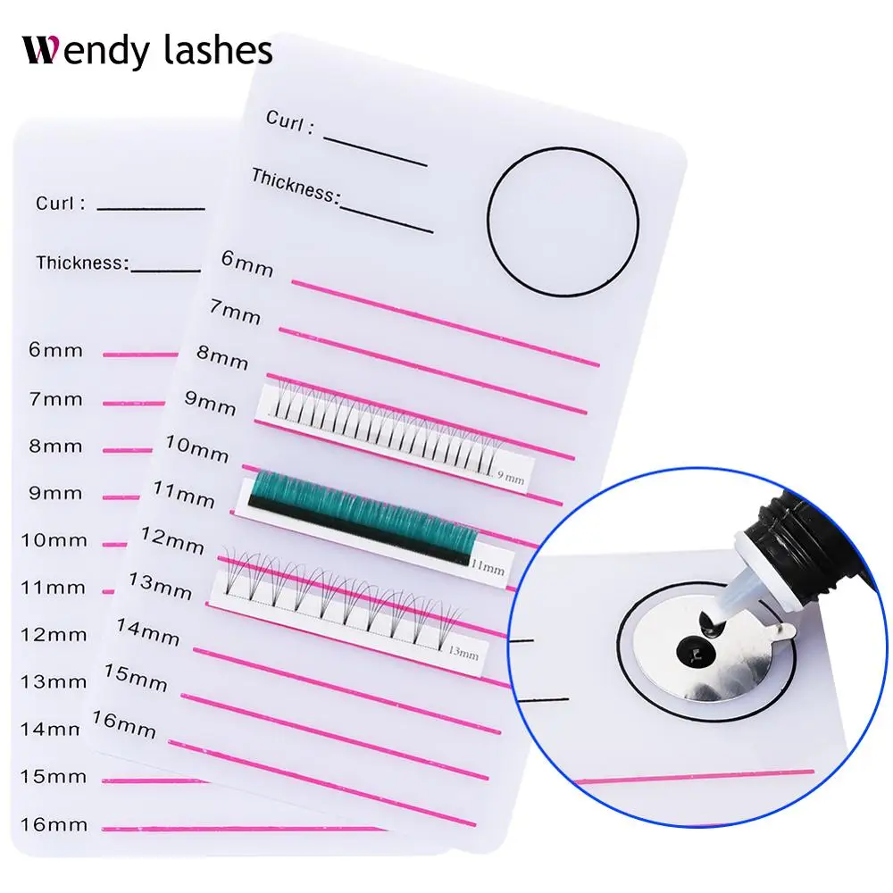 Акриловая доска для наращивания ресниц профессиональная индивидуальная