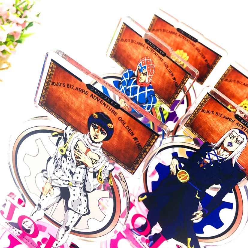 Аниме Adventure Золотой ветер версии акриловая модель на подставке игрушки фигурку 15