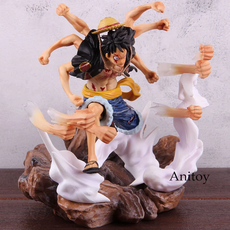 Аниме one piece P. O. P XXL Обезьяна D Luffy Gomu No Gatling Ver. ПВХ одна деталь Луффи фигурка Коллекционная модель игрушки