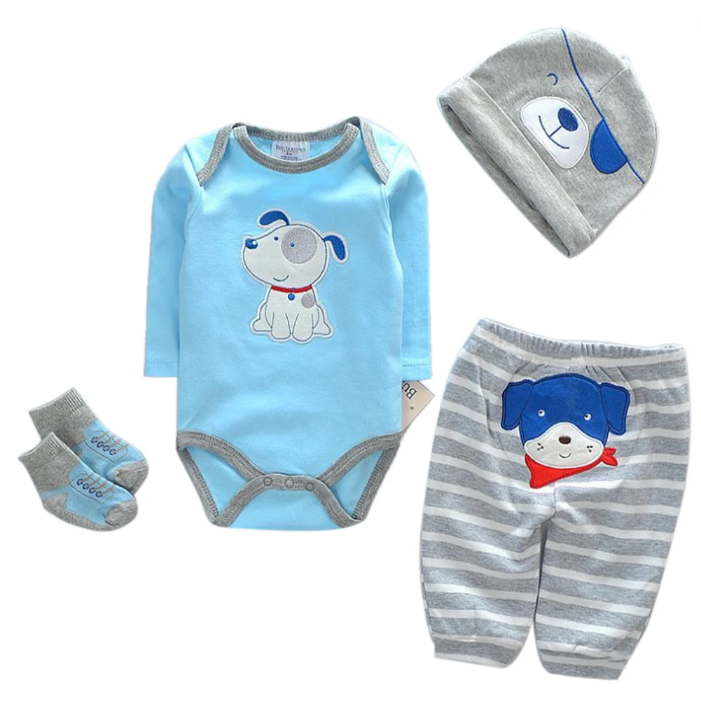 

20-22inch Cotton Blend Outfit Funny Reborn Doll Clothes Set Simulation Baby Home Gift Kids Toy Lovely Accessories Durable