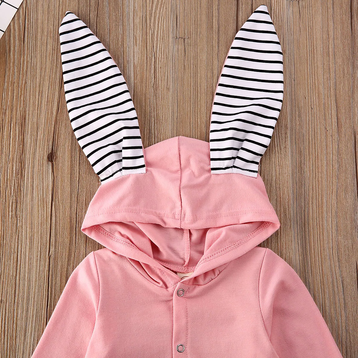 0-24Months Newborn Baby Girl Rompers Clothes Long Sleeve Cotton Hooded Bodysuits One Pieces Outwear Outfits Clothing | Детская одежда и