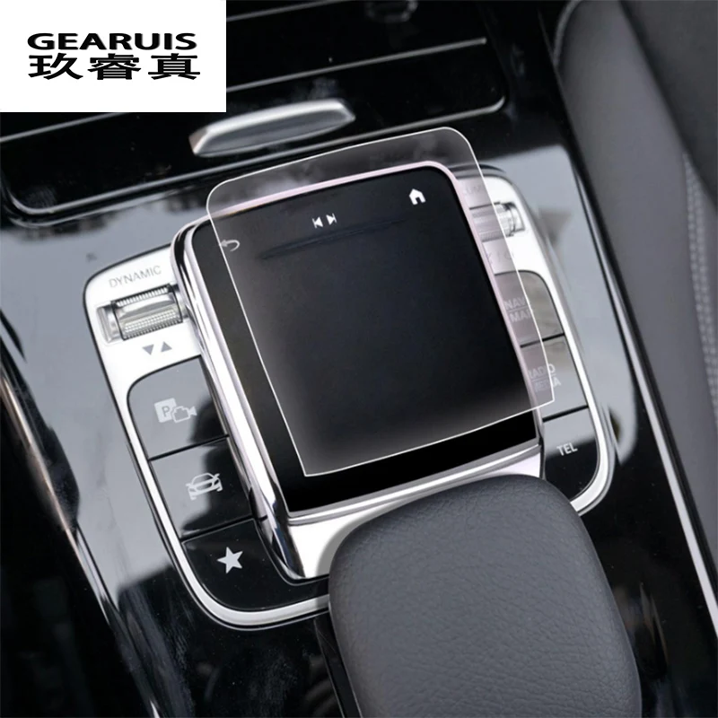

Car Styling Center Control Mouse Knob Protector Film Cover Stickers for Mercedes Benz A Class W177 GLE W167 GLS X167 Accessories
