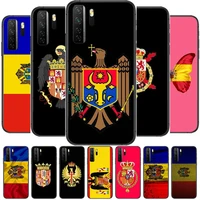 spain spanish flag black soft cover the pooh for huawei nova 8 7 6 se 5t 7i 5i 5z 5 4 4e 3 3i 3e 2i pro phone case cases