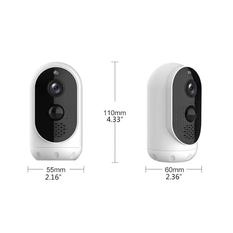 

1080P High Definition Outdoor Rechargeable Battery Solar Panel PIR Alarm Wireless Camera IP65 Waterproof Support TF Card