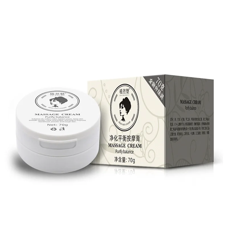

Hot Sale Bamboo Charcoal Exfoliating Firming Rejuvenating Massage Cream Facial Purifying and Balancing Massage Cream Treatment