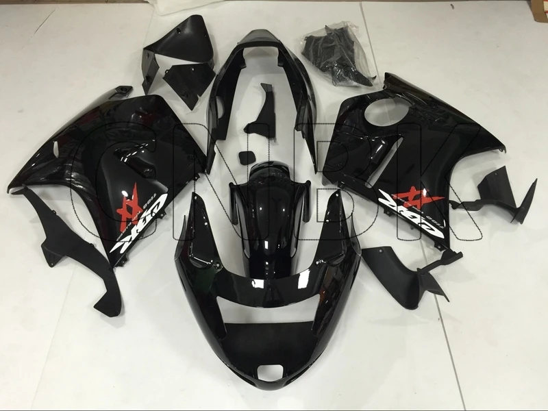 Для Honda Cbr1100XX 1998 Обтекатели для глянцевый черный Abs обтекатель CBR1100XX 1996 2005