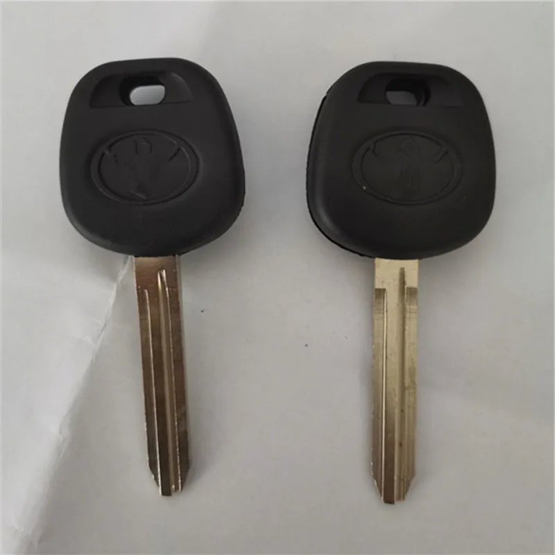 Сменный Чехол для ключа автомобиля для Toyota Camry Highlander Yaris eiz Transponder Key Shell TOY43 Blade с логотипом