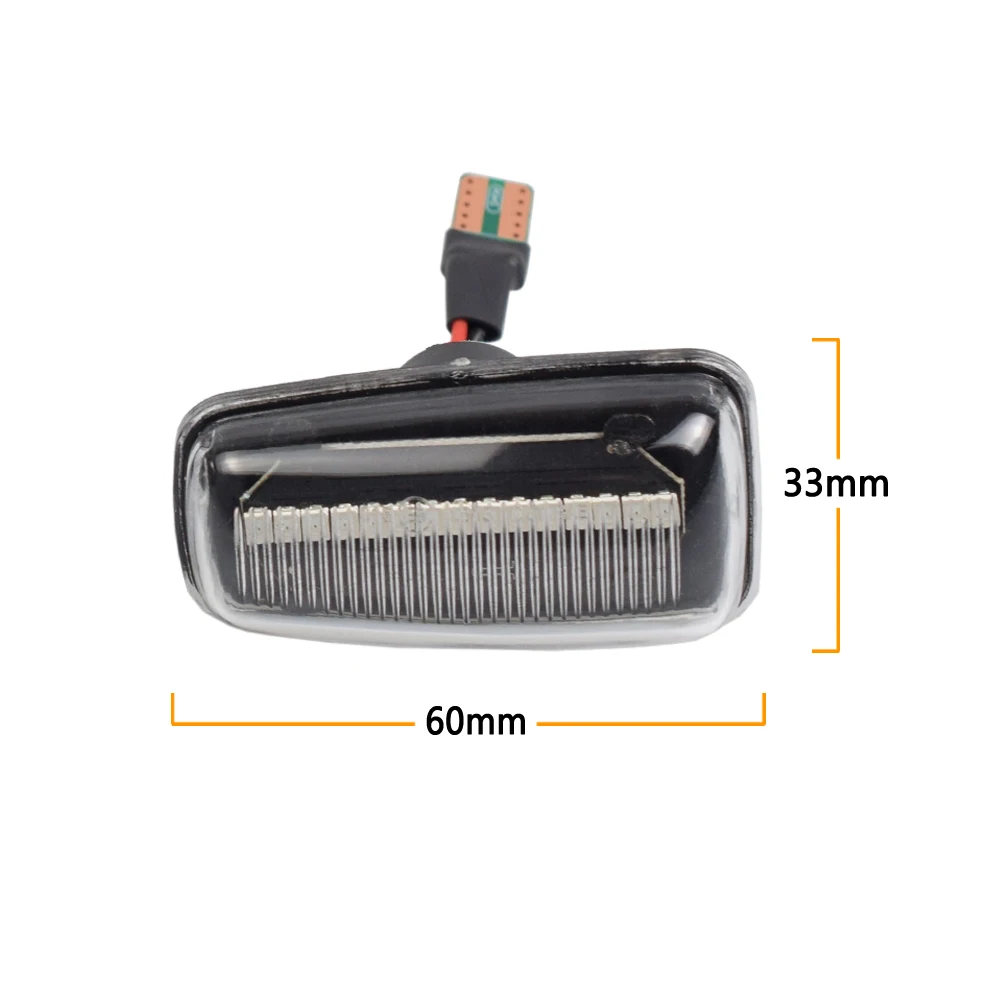 

2pcs LED Side Marker Turn Signal Light For Peugeot 106 II (MKII) Dynamic Repeater Sequential Indicator Lamp Blinker