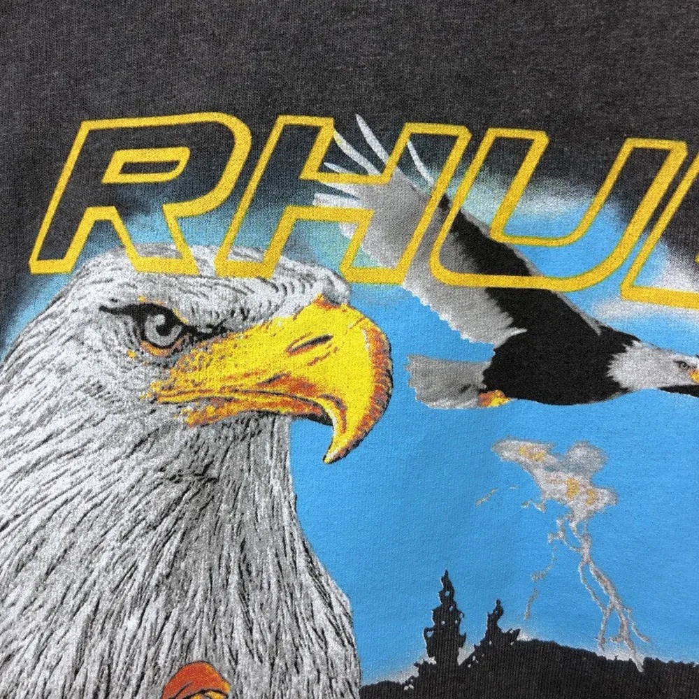 Футболка с принтом орла ревеня для мужчин и женщин стираемая тенниска модная