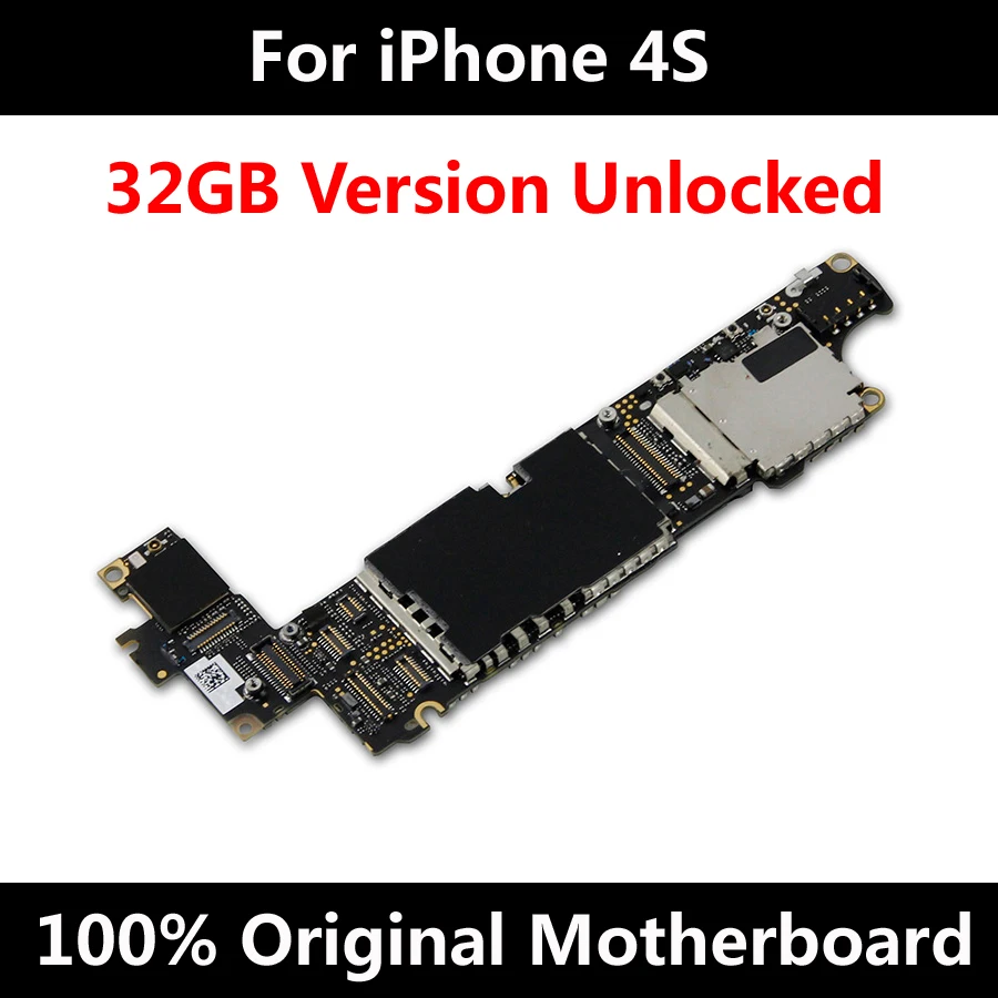 8 ГБ/16 ГБ/32 ГБ для Iphone 4S материнская плата с системой IOS оригинальная заводской