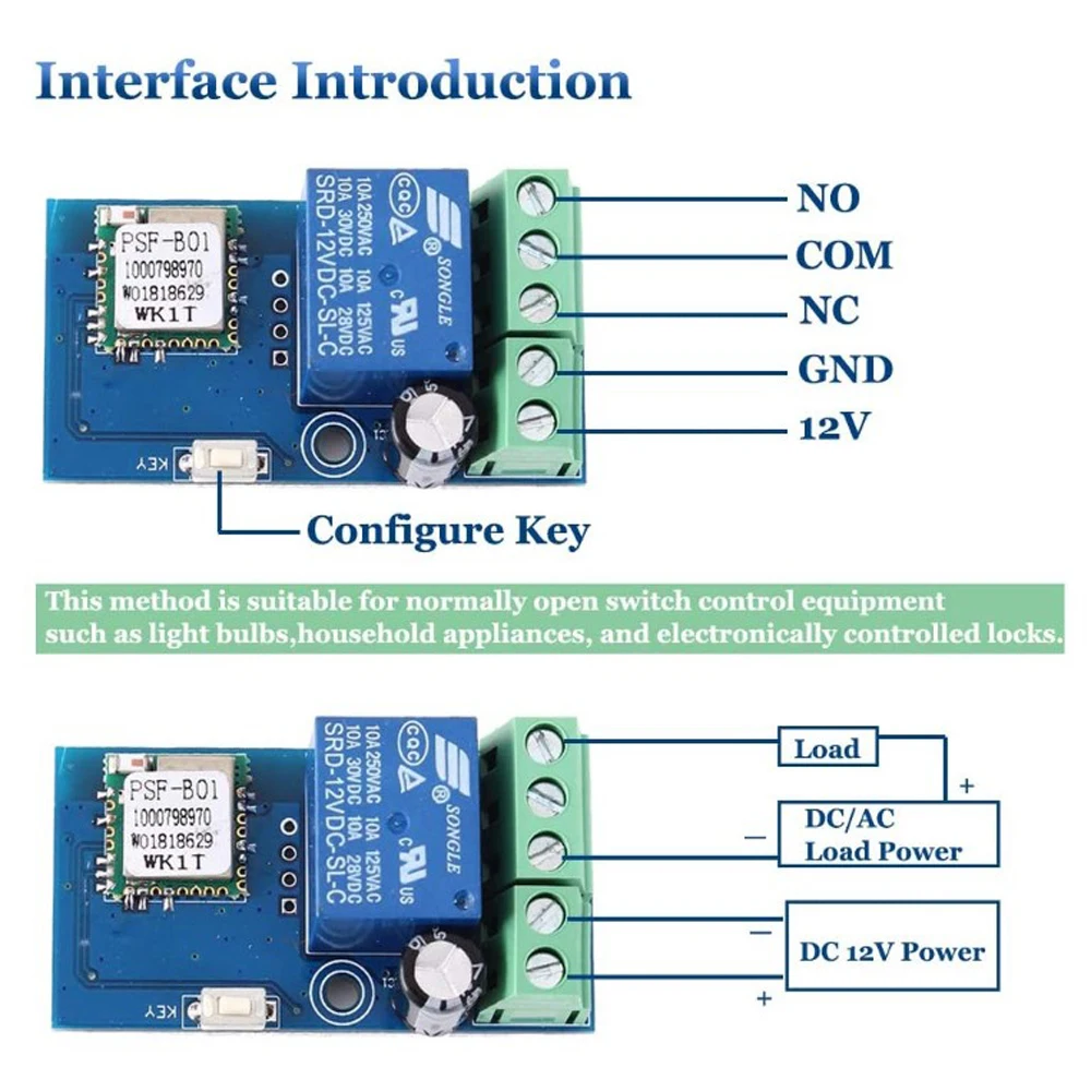 Беспроводной модуль реле Wi Fi 12 В постоянного тока|power dc dc|dc dctimer module |