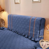 full bag cloth lace bedside cover thickening bedspread for bed soft bag headboard covers dust proof bedside protective cover