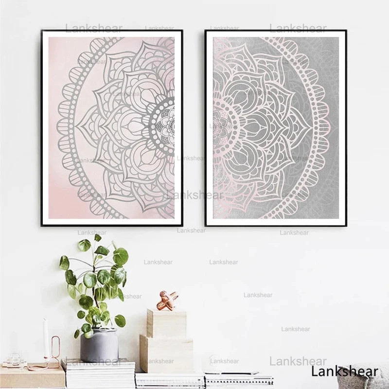 

Modern Home Decor Modular Canvas Painting Mandala Vintage Pictures Wall Art Hd Prints Nordic Style Simple Poster For Living Room