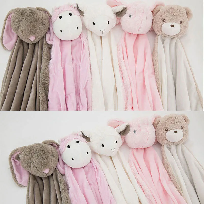 Двухслойное Флисовое одеяло для младенцев пеленка коляски постельное белье