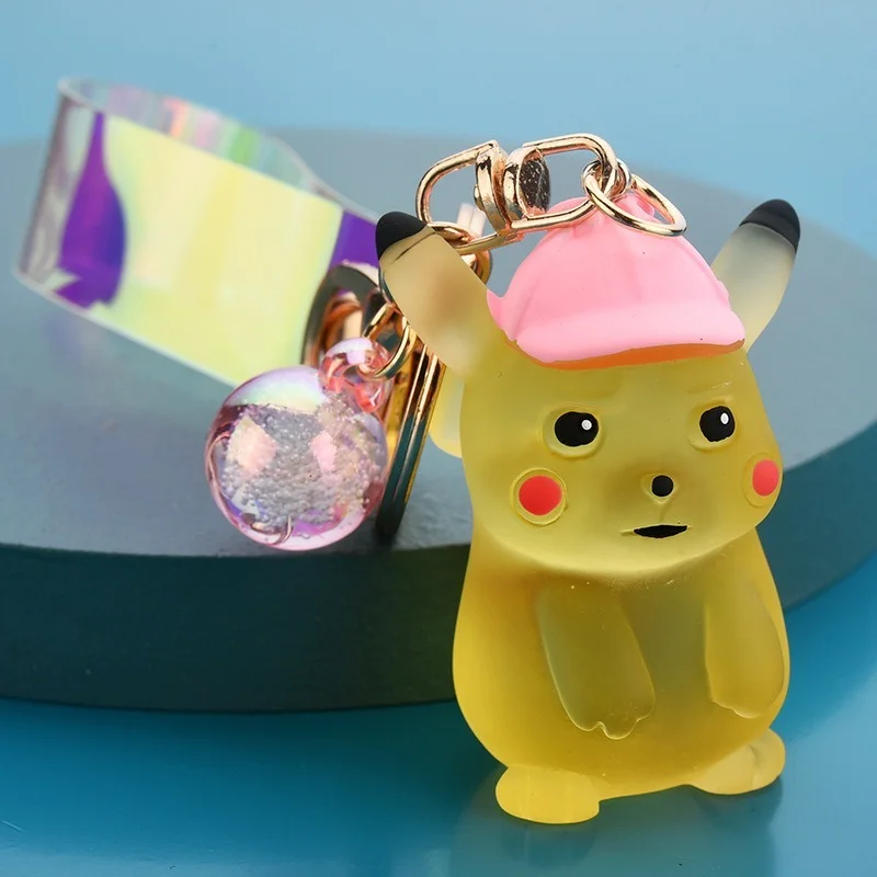 Брелок для ключей с покемоном Пикачу милый мультяшный персонаж аниме школьная