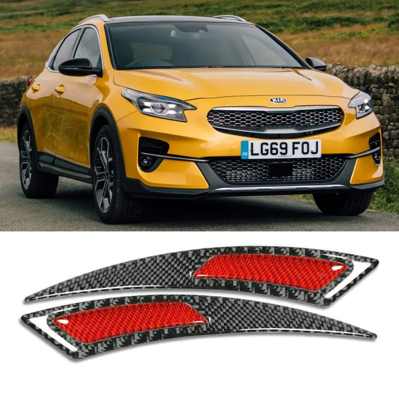 

Carbon Fiber Wheel Eyebrow Sticker For Kia rio ceed sportage cerato sorento soul Carens Magentis Opirus Optima Picanto Carnival