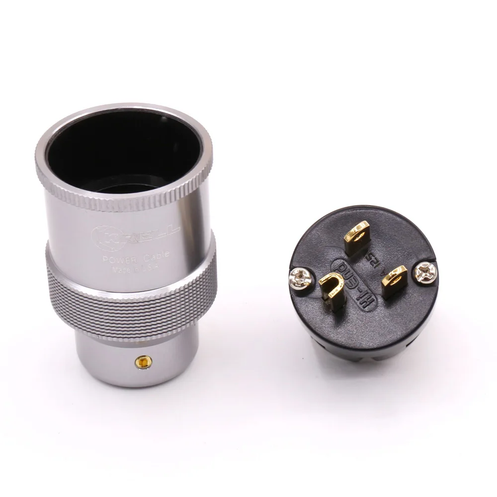 

Factory wholesale Hifi 1pcs Hifi US Standard Power Plug Connector Jack Audio Power Socket American male