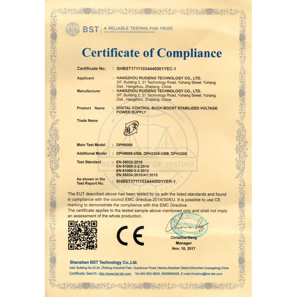 Конвертер постоянного напряжения DPH5005 программируемый источник питания с