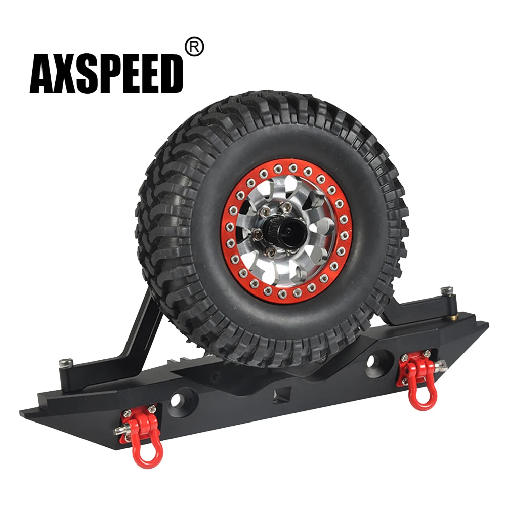 AXSPEED металлический задний бампер для TRAXXAS TRX4 TRX 4 1/10 RC Crawler Car Parts|Детали и