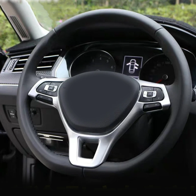 Накладка на руль Vtear для Volkswagen VW Tiguan тигуан 2020 2017 накладка аксессуары салона АБС