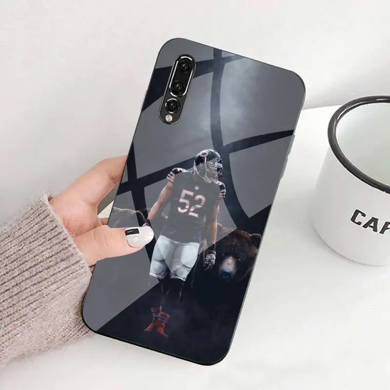 

Chicago Bears Phone Case Tempered Glass For Huawei P9 10 Plus 20 Pro Mate9 10 20 20pro Honor7A 8X 9 10 Nova3i 5