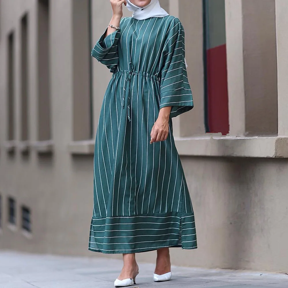 

Eid Mubarek Abaya Dubai Turkey Hijab Muslim Fashion Dress American Islam Clothing Dresses for Women Vestidos Musulman De Mode