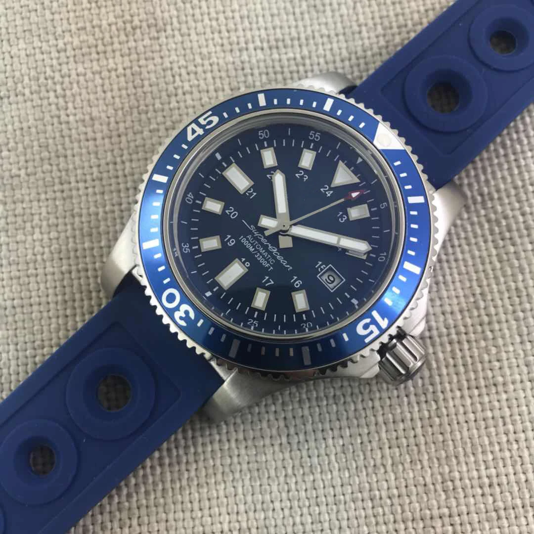 

Мужские автоматические механические часы из нержавеющей стали с сапфировым стеклом