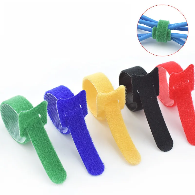 Velcros Colorful Nylon Hook Loop Fastener No Glue Sweing Magic Tape Cable Ties Sewing-on Strips Accessories | Дом и сад
