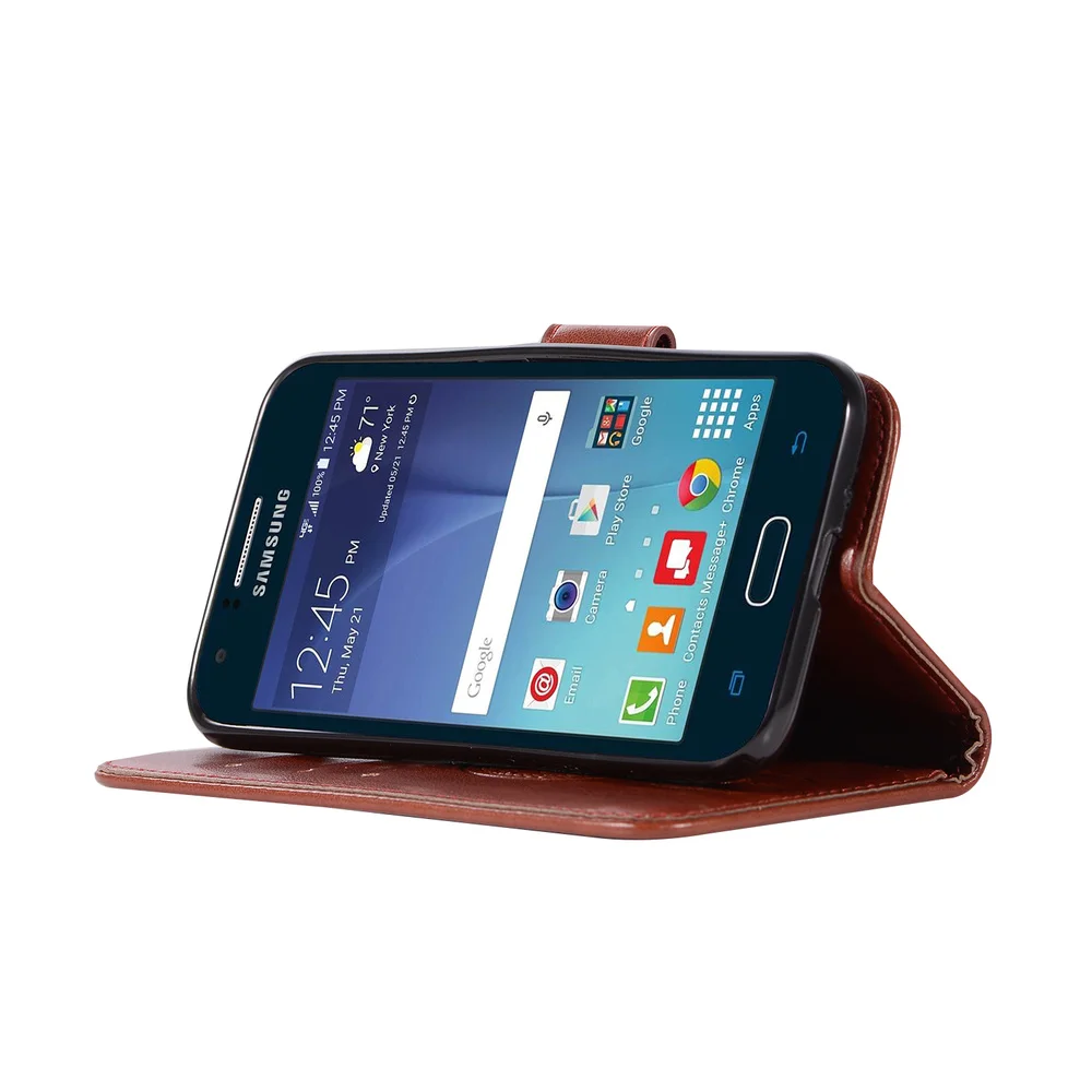 Для Samsung Galaxy J1 2016 J16 флип кейс J120 SM J120F/DS J120FN J120H/DS для телефона с подставкой из
