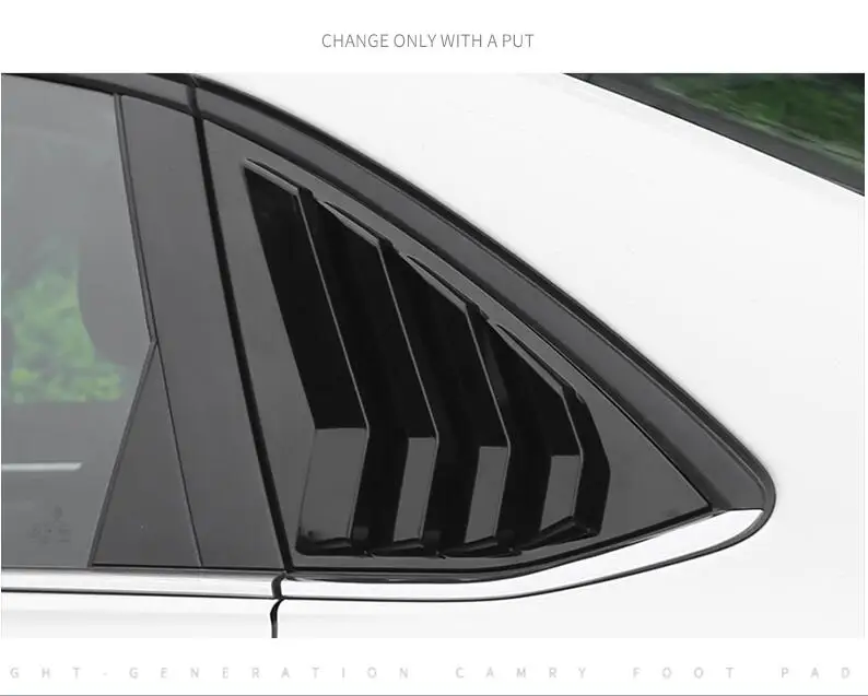 Для Volkswagen jetta 2019-2020 Sedan ABS затемнения для задних дверей и окон жалюзи рама оконный