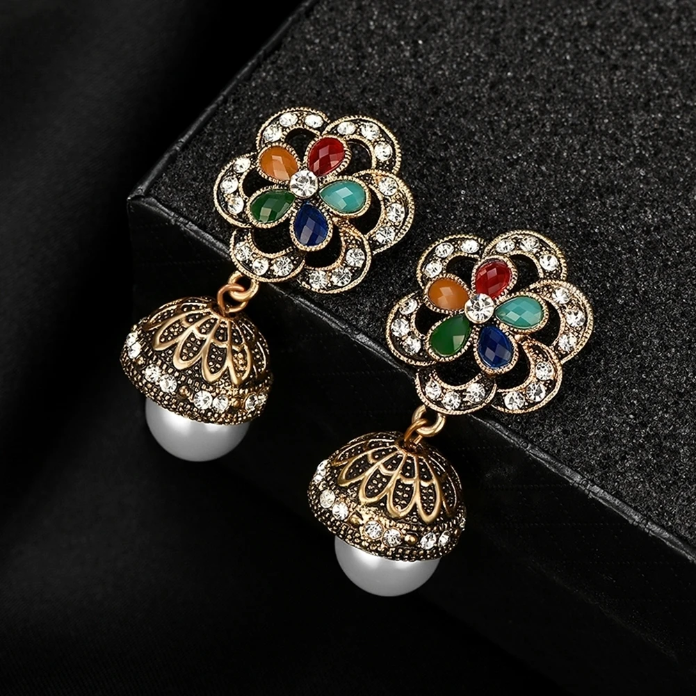 Brinco серьги античные Jhumki Jhumka висячие серьги этические племенные ювелирные изделия Ближний Восток Ретро Национальный стиль колокол