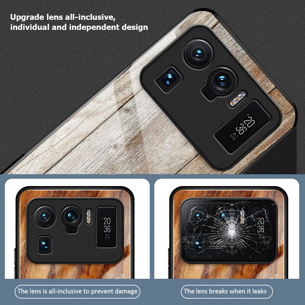 

Tempered Glass Case For Xiaomi Mi 11 Ultra Lite Mi11 Pro Shockproof Cases Cover For Xiaomi 11 Ultra Lite Pro Anti-knock Funda
