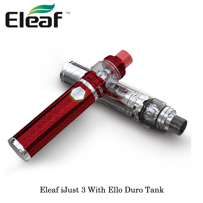 Электронная сигарета Eleaf iJust 3 80 Вт встроенная батарея 3000 мА/ч атомайзер ELLO Duro