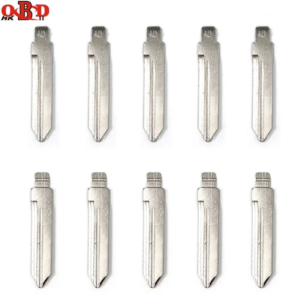 HKOBDII 10 pcs/lot Metal Blank Uncut Flip KD Remote Key Blade Type 19# for Ford Mercury | Автомобили и мотоциклы