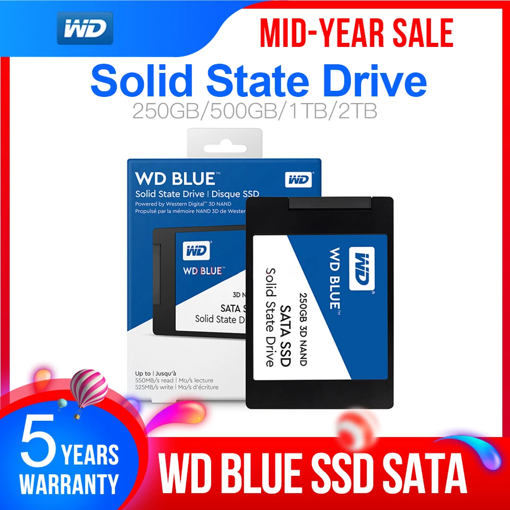 

SSD-накопитель WD Blue 500 Гб