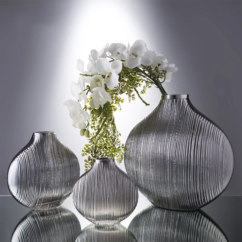

Glass Vases Retro Vase For Flowers Vintage Home Decor Hogar Decoración Jarrones Decorativos Modern Decoration Salon Terrarium