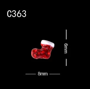 10pcs C363 10 шт./лот 3D золотого сплава Иисуса сердца крест богини серии ногтей Подвески - Цвет: 10pcs C363