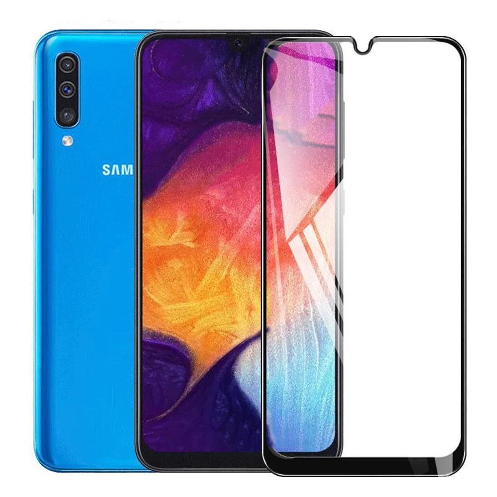 Full Coverage Tempered Glass For Samsung Galaxy A 10 20 30 40 50 60 70 80 20E 40S A2 J4 J6 Core 35D Screen Protector Protective images - 6